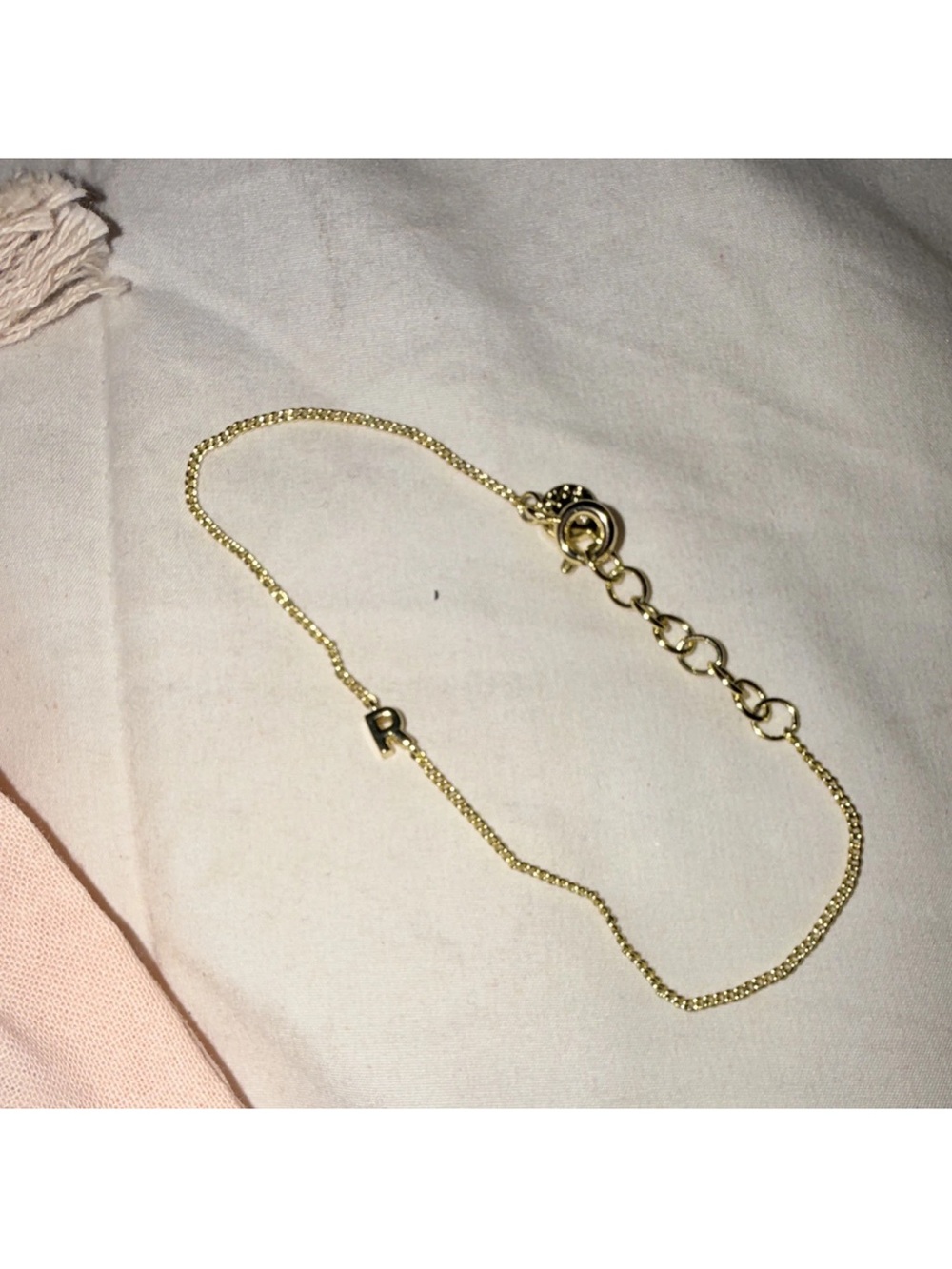 Gorjana Gold Layering Chain Bracelet with Tiny Disc Charm - Picture 4 of 5